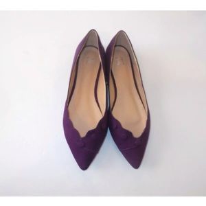 TC Womens Size 6.5 Purple Flat Dress Shoes
